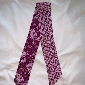 Silk Coach Hair or Purse Scarf